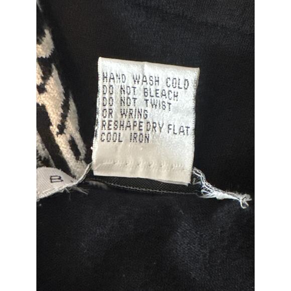 Vintage 90s Black Betty Sung Silk Bell Sleeve Sweater Medium Boho Fairygoth - Picture 7 of 9